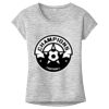 OCSO Multi-Colors Sublimatable Ladies PosiCharge Electric Heather Sporty Tee Thumbnail