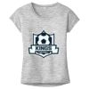OCSO Multi-Colors Sublimatable Ladies PosiCharge Electric Heather Sporty Tee Thumbnail