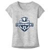 OCSO Multi-Colors Sublimatable Ladies PosiCharge Electric Heather Sporty Tee Thumbnail