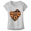 OCSO Multi-Colors Sublimatable Ladies PosiCharge Electric Heather Sporty Tee Thumbnail