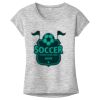 OCSO Multi-Colors Sublimatable Ladies PosiCharge Electric Heather Sporty Tee Thumbnail