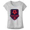OCSO Multi-Colors Sublimatable Ladies PosiCharge Electric Heather Sporty Tee Thumbnail