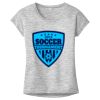 OCSO Multi-Colors Sublimatable Ladies PosiCharge Electric Heather Sporty Tee Thumbnail