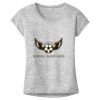 OCSO Multi-Colors Sublimatable Ladies PosiCharge Electric Heather Sporty Tee Thumbnail