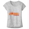 OCSO Multi-Colors Sublimatable Ladies PosiCharge Electric Heather Sporty Tee Thumbnail