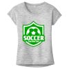 OCSO Multi-Colors Sublimatable Ladies PosiCharge Electric Heather Sporty Tee Thumbnail