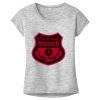OCSO Multi-Colors Sublimatable Ladies PosiCharge Electric Heather Sporty Tee Thumbnail