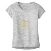 OCSO Multi-Colors Sublimatable Ladies PosiCharge Electric Heather Sporty Tee Thumbnail