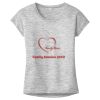 OCSO Multi-Colors Sublimatable Ladies PosiCharge Electric Heather Sporty Tee Thumbnail