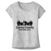 OCSO Multi-Colors Sublimatable Ladies PosiCharge Electric Heather Sporty Tee Thumbnail