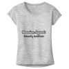 OCSO Multi-Colors Sublimatable Ladies PosiCharge Electric Heather Sporty Tee Thumbnail