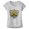 OCSO Multi-Colors Sublimatable Ladies PosiCharge Electric Heather Sporty Tee Thumbnail