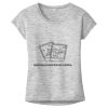 OCSO Multi-Colors Sublimatable Ladies PosiCharge Electric Heather Sporty Tee Thumbnail