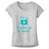 OCSO Multi-Colors Sublimatable Ladies PosiCharge Electric Heather Sporty Tee Thumbnail
