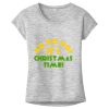 OCSO Multi-Colors Sublimatable Ladies PosiCharge Electric Heather Sporty Tee Thumbnail