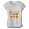 OCSO Multi-Colors Sublimatable Ladies PosiCharge Electric Heather Sporty Tee Thumbnail