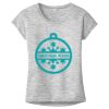 OCSO Multi-Colors Sublimatable Ladies PosiCharge Electric Heather Sporty Tee Thumbnail