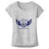 OCSO Multi-Colors Sublimatable Ladies PosiCharge Electric Heather Sporty Tee Thumbnail