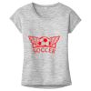 OCSO Multi-Colors Sublimatable Ladies PosiCharge Electric Heather Sporty Tee Thumbnail