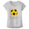 OCSO Multi-Colors Sublimatable Ladies PosiCharge Electric Heather Sporty Tee Thumbnail