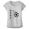 OCSO Multi-Colors Sublimatable Ladies PosiCharge Electric Heather Sporty Tee Thumbnail