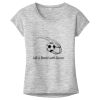 OCSO Multi-Colors Sublimatable Ladies PosiCharge Electric Heather Sporty Tee Thumbnail