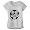 OCSO Multi-Colors Sublimatable Ladies PosiCharge Electric Heather Sporty Tee Thumbnail