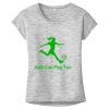 OCSO Multi-Colors Sublimatable Ladies PosiCharge Electric Heather Sporty Tee Thumbnail
