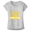 OCSO Multi-Colors Sublimatable Ladies PosiCharge Electric Heather Sporty Tee Thumbnail