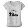 OCSO Multi-Colors Sublimatable Ladies PosiCharge Electric Heather Sporty Tee Thumbnail