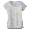 OCSO Multi-Colors Sublimatable Ladies PosiCharge Electric Heather Sporty Tee Thumbnail