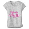 OCSO Multi-Colors Sublimatable Ladies PosiCharge Electric Heather Sporty Tee Thumbnail