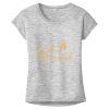 OCSO Multi-Colors Sublimatable Ladies PosiCharge Electric Heather Sporty Tee Thumbnail