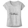 OCSO Multi-Colors Sublimatable Ladies PosiCharge Electric Heather Sporty Tee Thumbnail