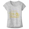 OCSO Multi-Colors Sublimatable Ladies PosiCharge Electric Heather Sporty Tee Thumbnail