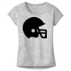 OCSO Multi-Colors Sublimatable Ladies PosiCharge Electric Heather Sporty Tee Thumbnail