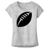 OCSO Multi-Colors Sublimatable Ladies PosiCharge Electric Heather Sporty Tee Thumbnail