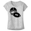 OCSO Multi-Colors Sublimatable Ladies PosiCharge Electric Heather Sporty Tee Thumbnail