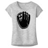 OCSO Multi-Colors Sublimatable Ladies PosiCharge Electric Heather Sporty Tee Thumbnail