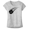 OCSO Multi-Colors Sublimatable Ladies PosiCharge Electric Heather Sporty Tee Thumbnail