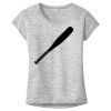 OCSO Multi-Colors Sublimatable Ladies PosiCharge Electric Heather Sporty Tee Thumbnail