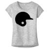 OCSO Multi-Colors Sublimatable Ladies PosiCharge Electric Heather Sporty Tee Thumbnail
