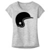 OCSO Multi-Colors Sublimatable Ladies PosiCharge Electric Heather Sporty Tee Thumbnail