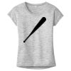 OCSO Multi-Colors Sublimatable Ladies PosiCharge Electric Heather Sporty Tee Thumbnail