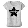 OCSO Multi-Colors Sublimatable Ladies PosiCharge Electric Heather Sporty Tee Thumbnail