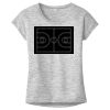 OCSO Multi-Colors Sublimatable Ladies PosiCharge Electric Heather Sporty Tee Thumbnail