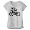 OCSO Multi-Colors Sublimatable Ladies PosiCharge Electric Heather Sporty Tee Thumbnail
