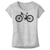 OCSO Multi-Colors Sublimatable Ladies PosiCharge Electric Heather Sporty Tee Thumbnail