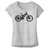 OCSO Multi-Colors Sublimatable Ladies PosiCharge Electric Heather Sporty Tee Thumbnail