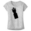 OCSO Multi-Colors Sublimatable Ladies PosiCharge Electric Heather Sporty Tee Thumbnail